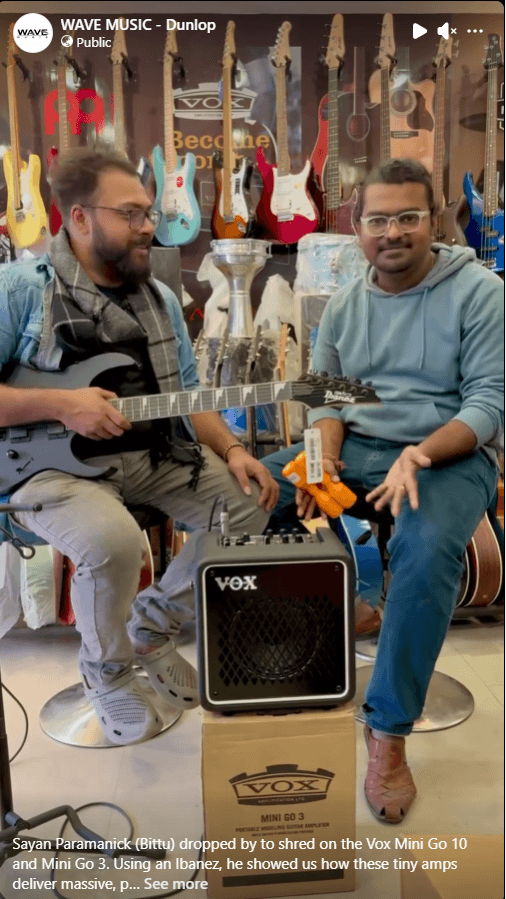 Vox Mini Go 10 and Mini Go 3 moments