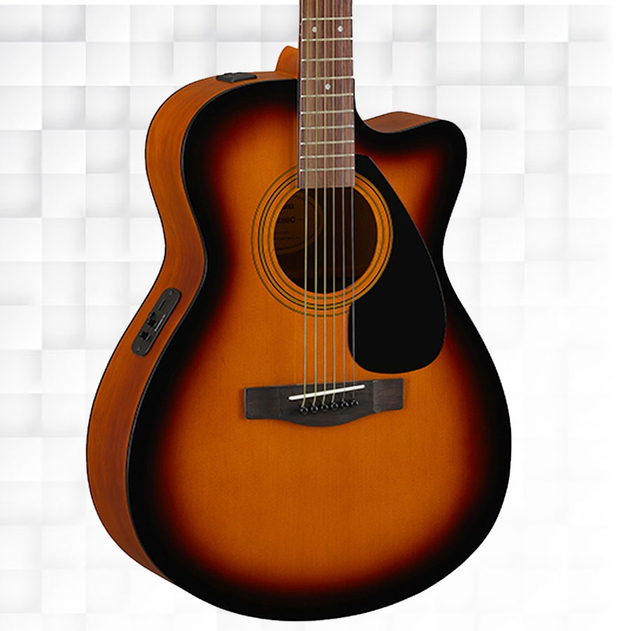 Yamaha Acoustic Electric Guitar, Cut-Away FSX80C -  Tobacco Brown Sunburst