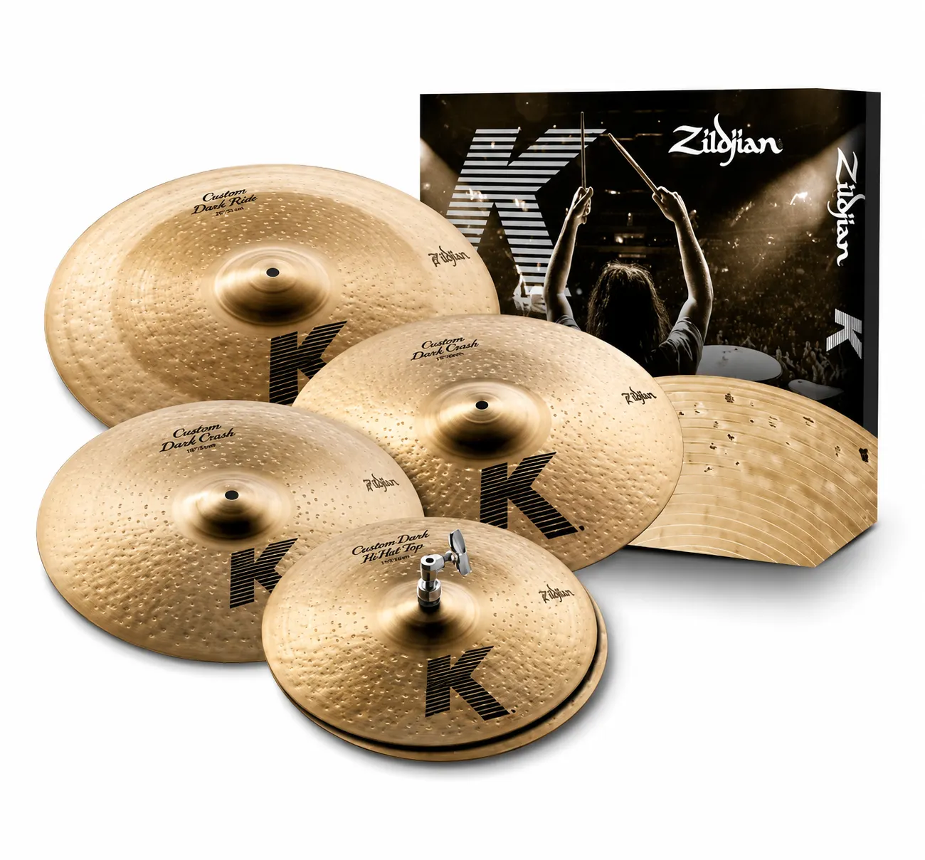 Zildjian K Series KCD900 K Custom Dark Box Cymbal Set