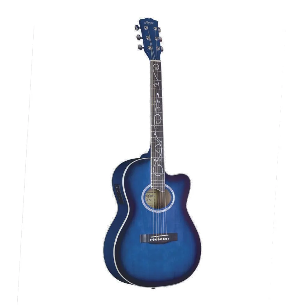 Hertz Semi Acoustic Guitar HZA 3901ET - Blue