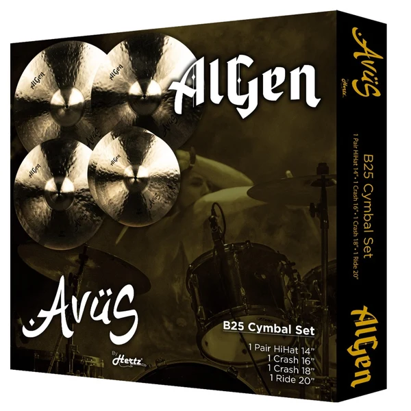 Avus 5 Piece B25 Cymbal Pack - ALGEN