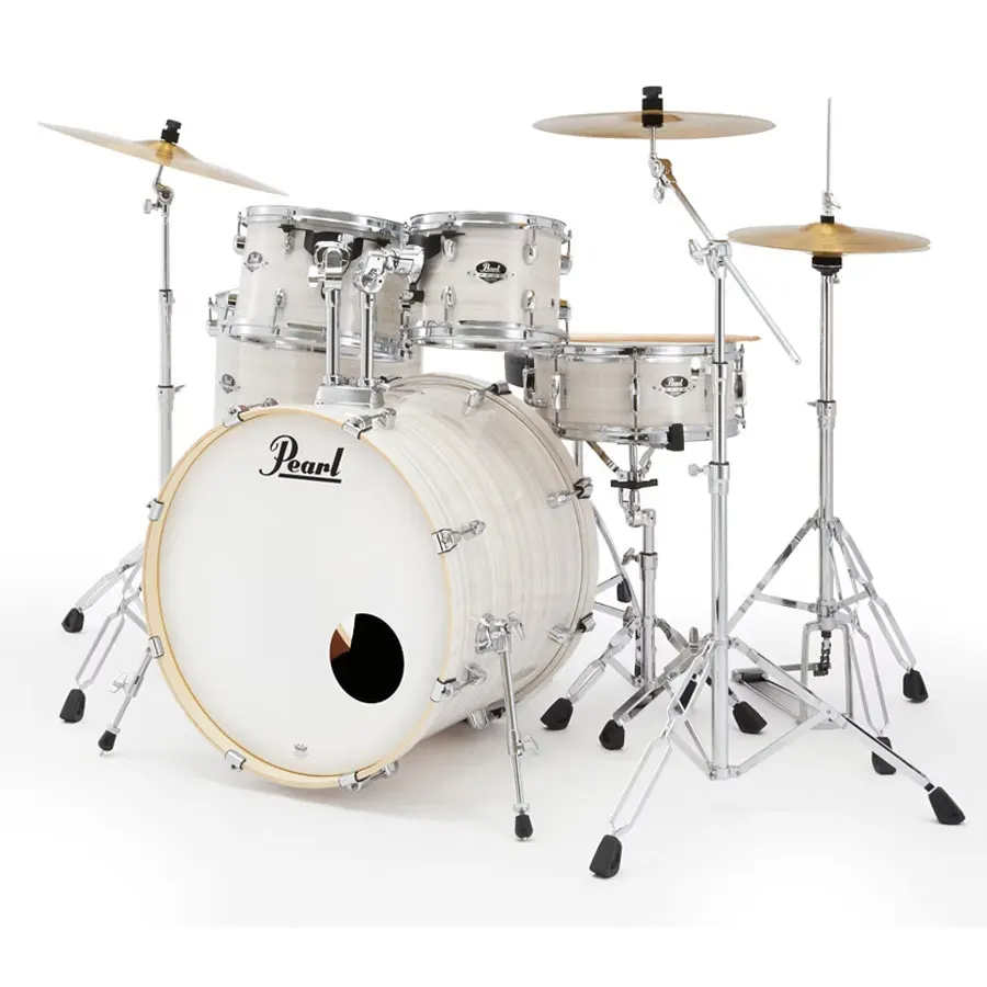 Pearl Drum Set , 5 Pcs EXX , Hybrid Shell Pack - Slipstream White EXX725SPN/C(777) 