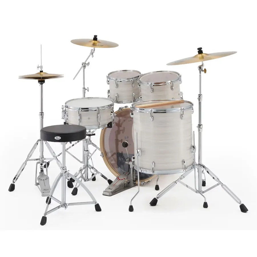 Pearl Drum Set , 5 Pcs EXX , Hybrid Shell Pack - Slipstream White EXX725SPN/C(777) 