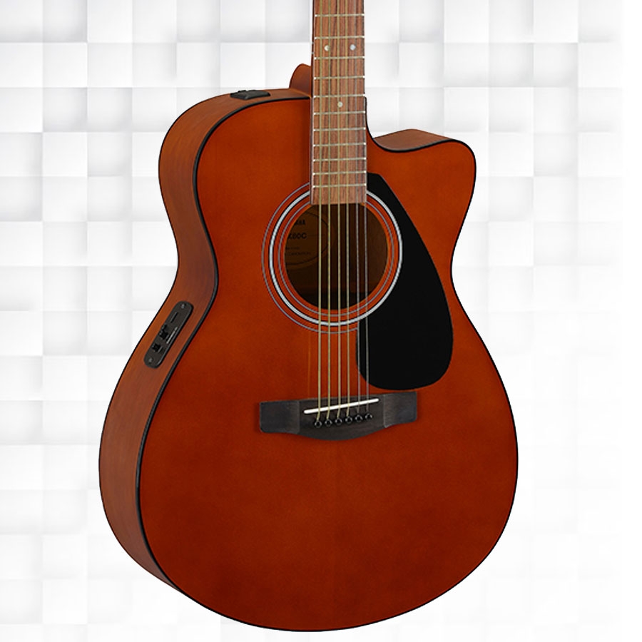 Yamaha Acoustic Electric Guitar, Cut-Away FSX80C - Wood Brown