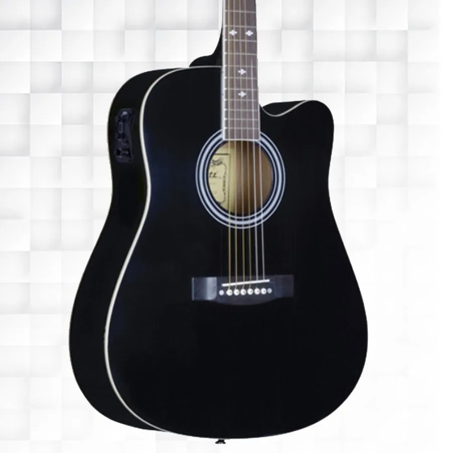 Hertz Semi Acoustic Guitar HZA 5100 - Black