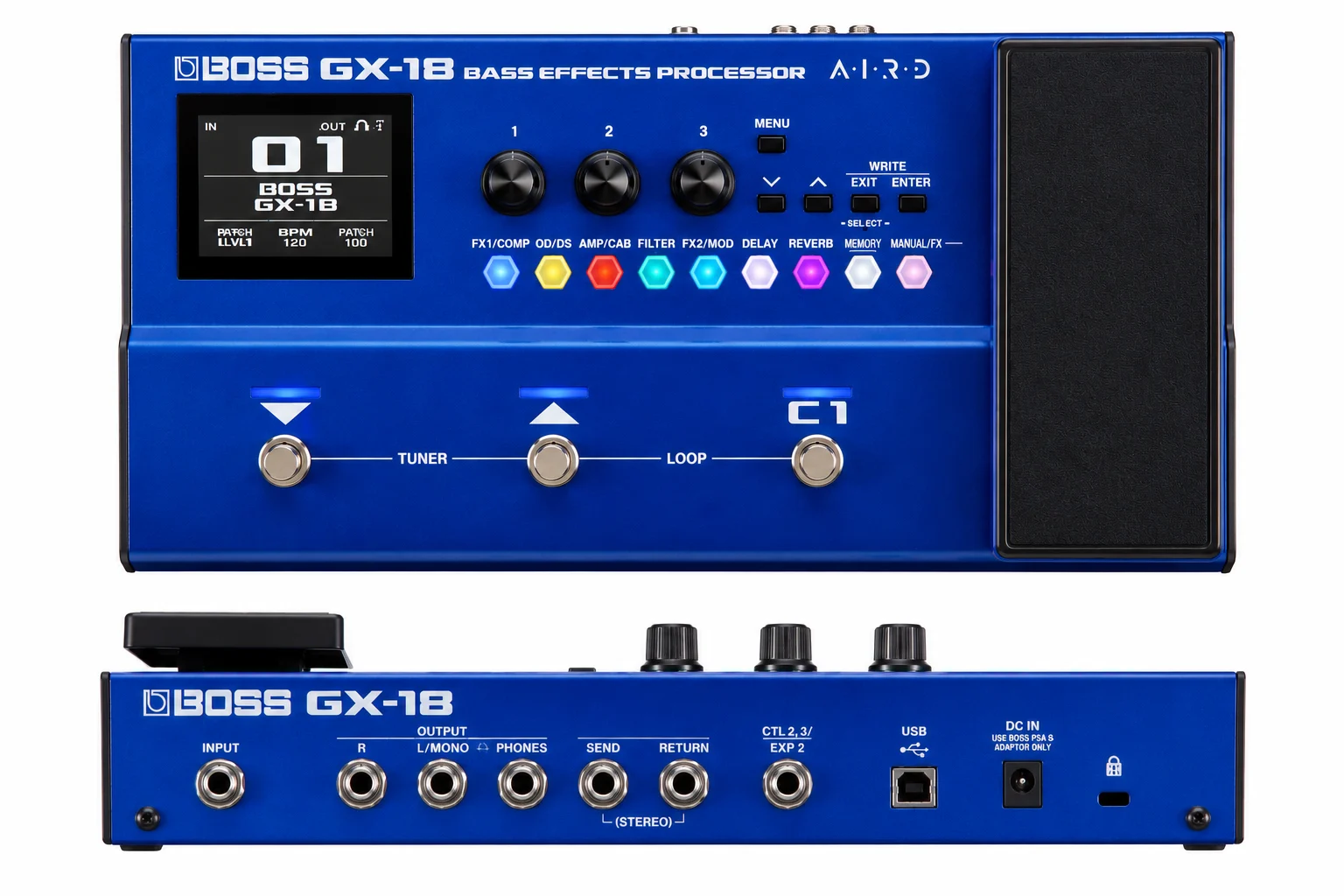 BOSS GX-1B Bass Guitar Effects Processor & Multi-Effects Pedal