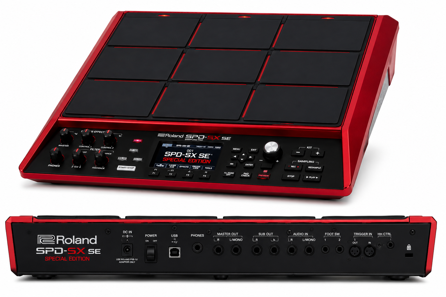 Roland SPD - SX SE Sampling Pad ( RED )
