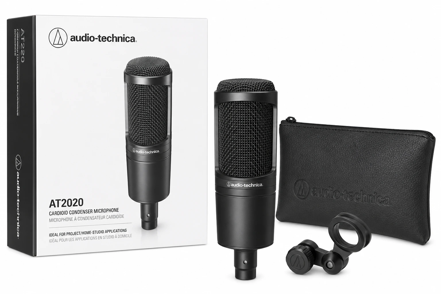 Audio-Technica AT2020 Cardioid Condenser Microphone