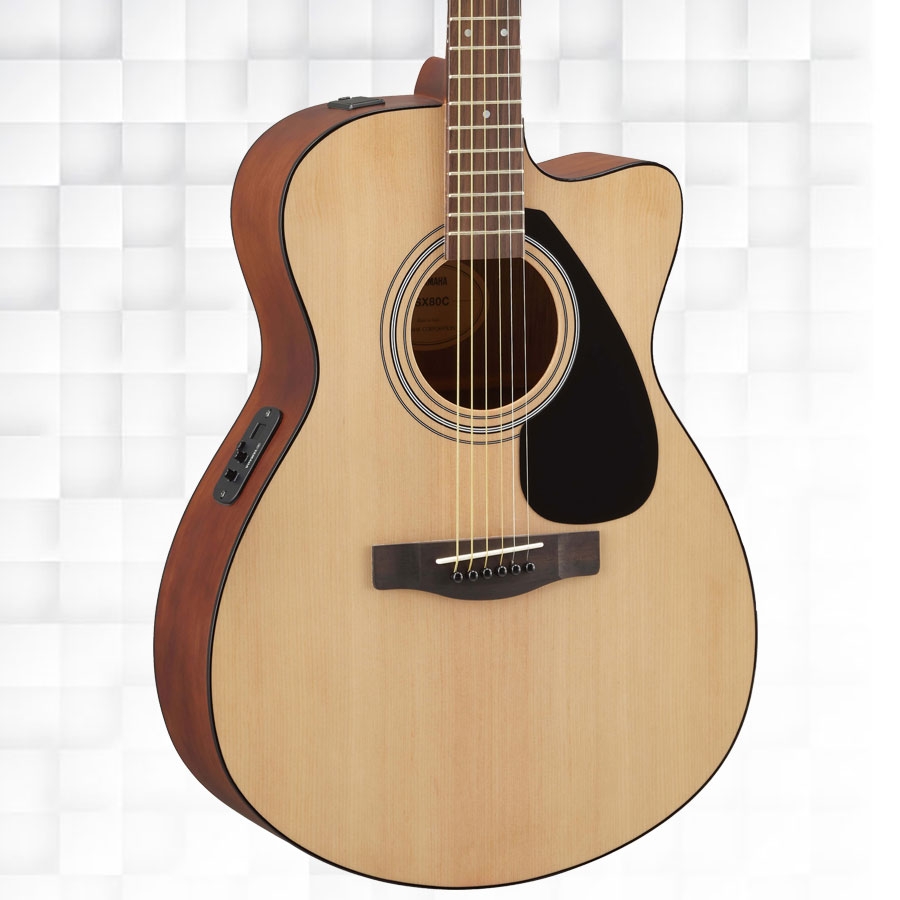 Yamaha Acoustic Electric Guitar, Cut-Away FSX80C - Natural