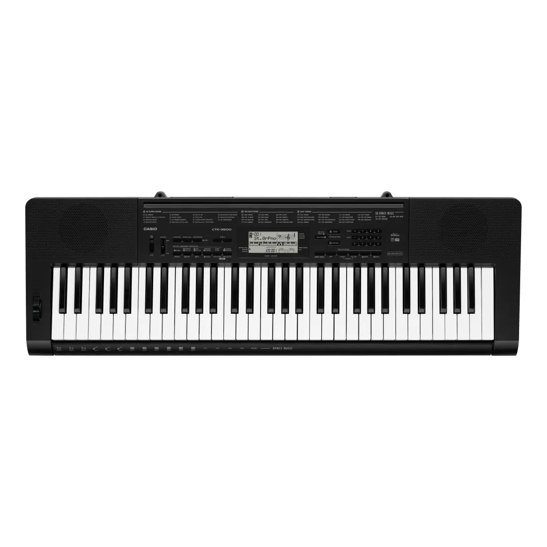 CASIO Portable Keyboard With 61 Keys- CTK-3500