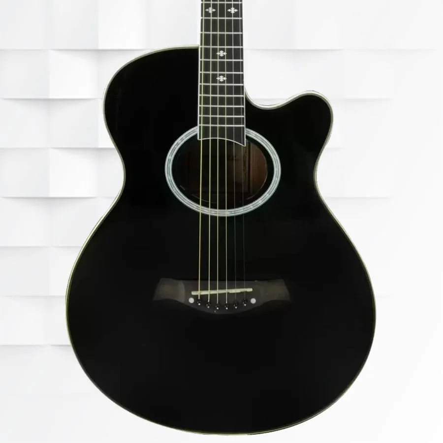 Hertz Semi Acoustic Guitar HZA 6000 - Black