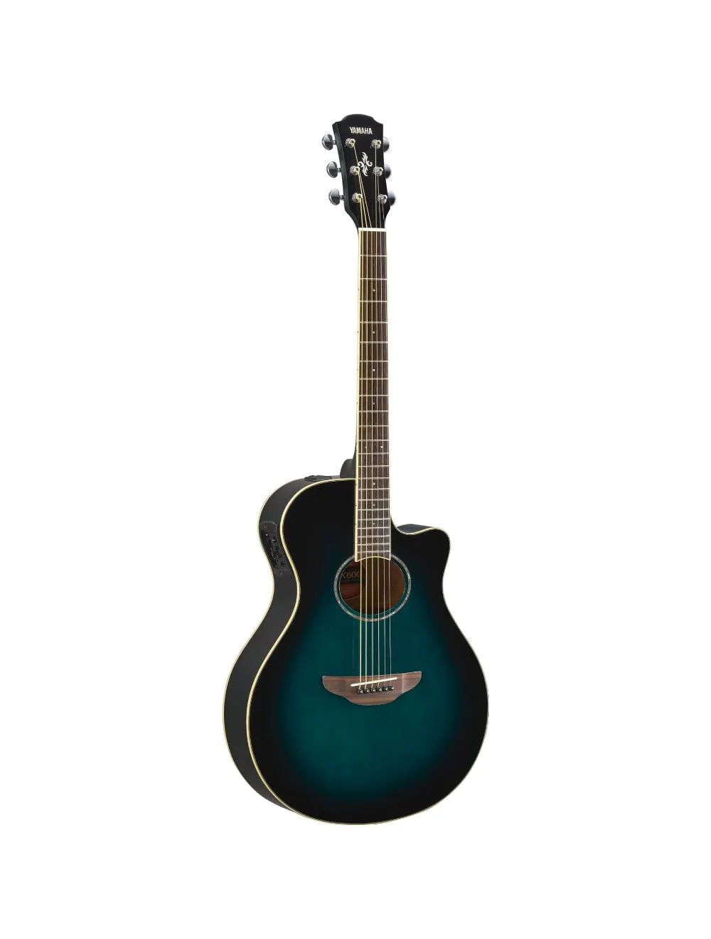 Yamaha Acoustic Electric Guitar, Cut-Away APX600 - Oriental Blue Brust