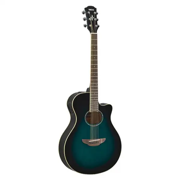 Yamaha Acoustic Electric Guitar, Cut-Away APX600 - Oriental Blue Brust