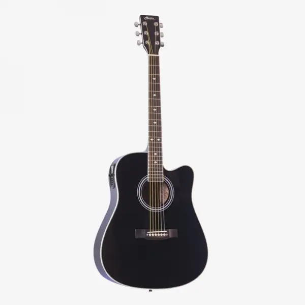 Hertz Semi Acoustic Guitar HZA 9000 - Black