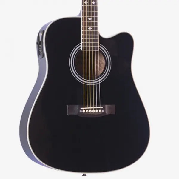 Hertz Semi Acoustic Guitar HZA 9000 - Black