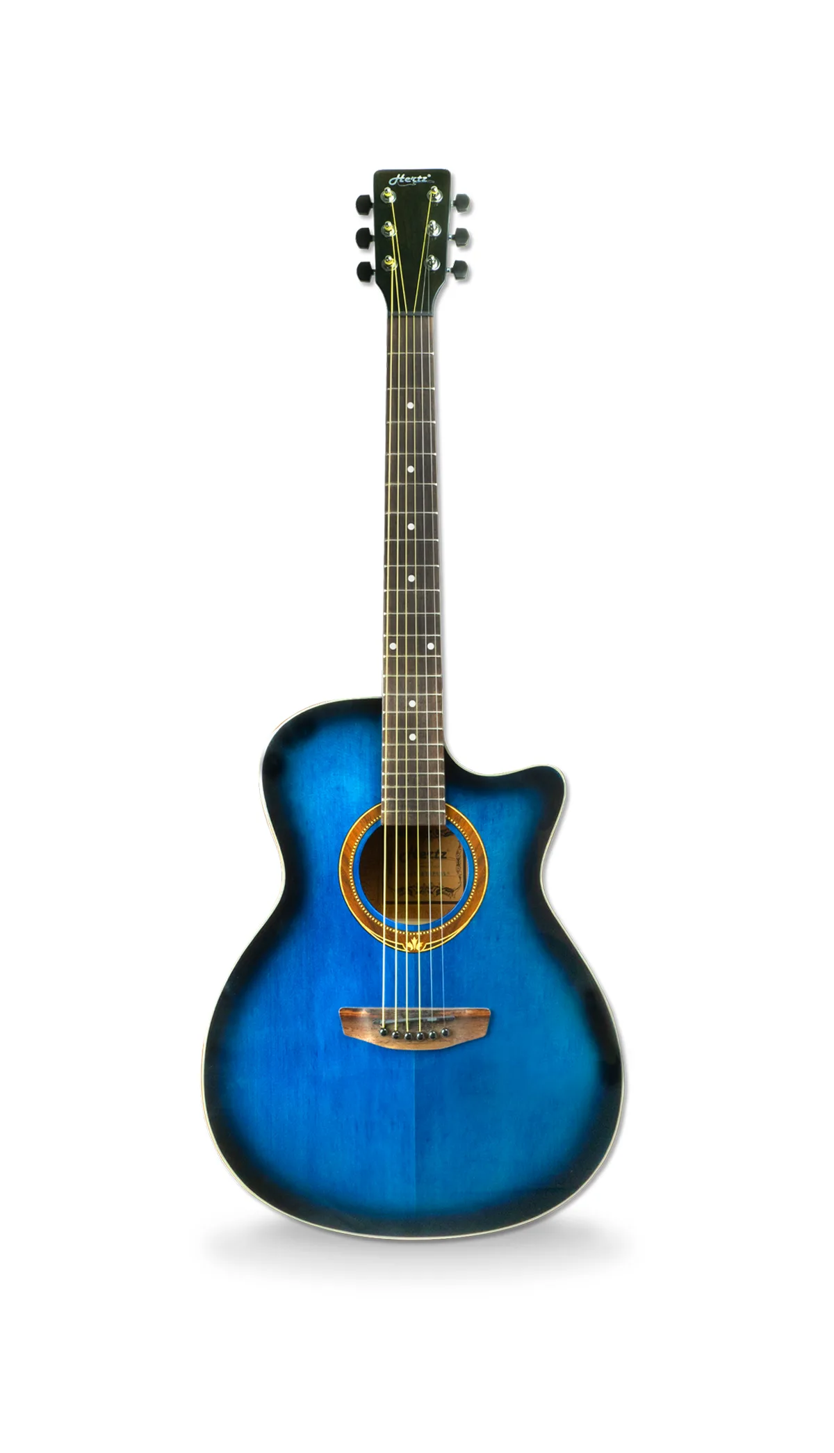 Hertz Acoustic Guitar HZ AMS070 - Blue Burst