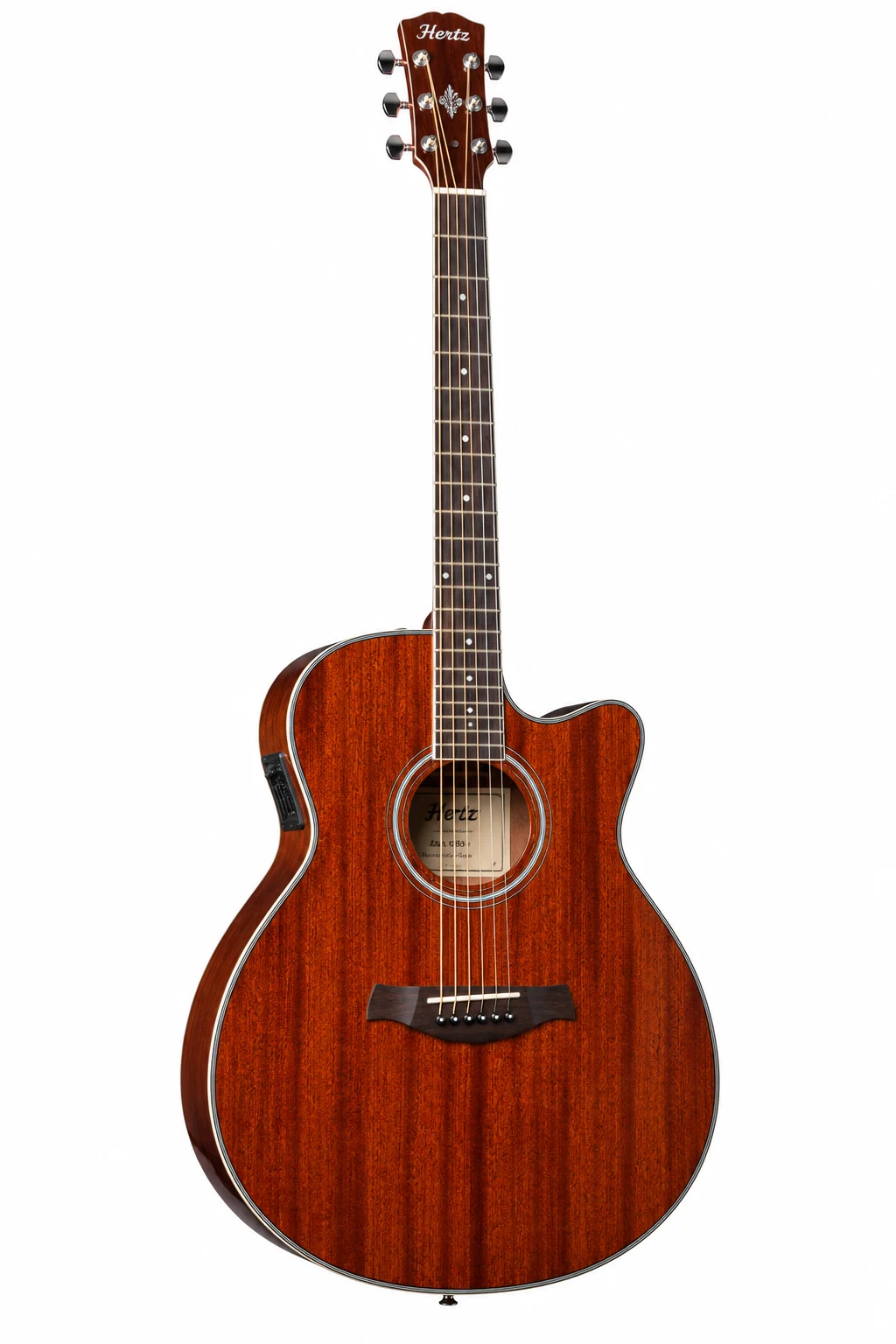 Hertz Semi Acoustic Guitar HZA 4060 - Mahogany