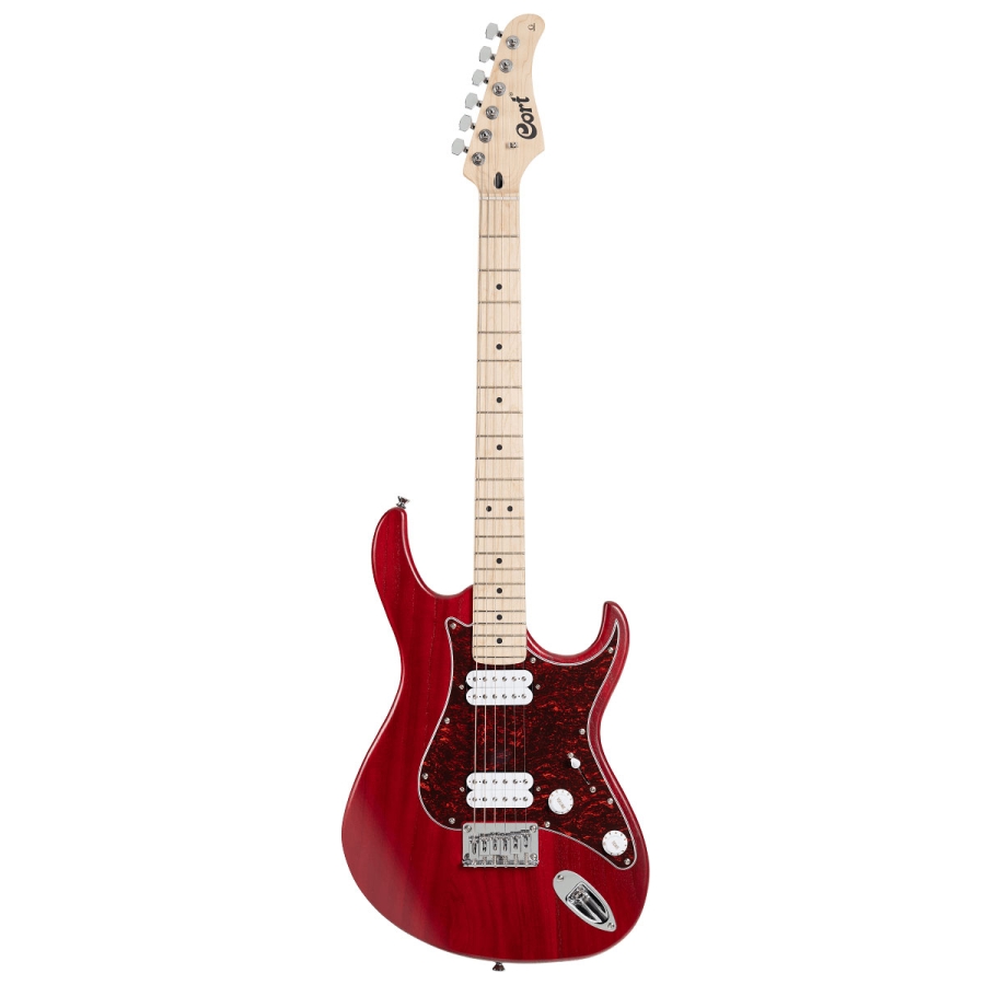 CORT Electric Guitar G100 - Open Pore Black Cherry