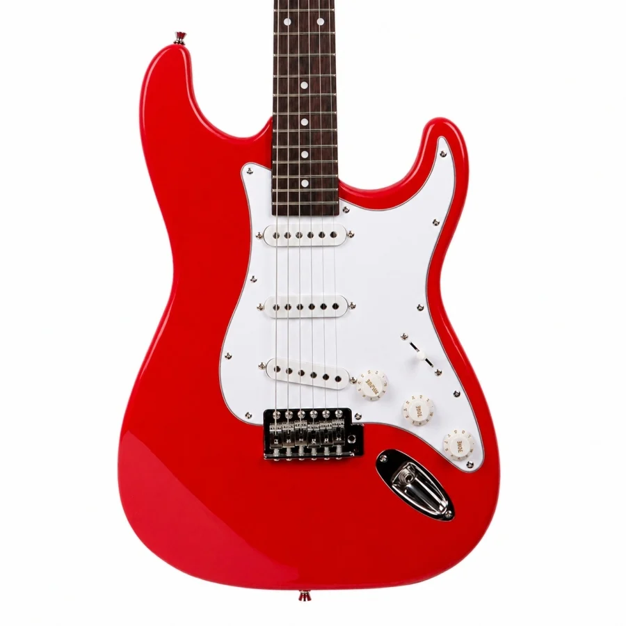 Hertz Electric Guitar HZ STAMP X - Bright Red