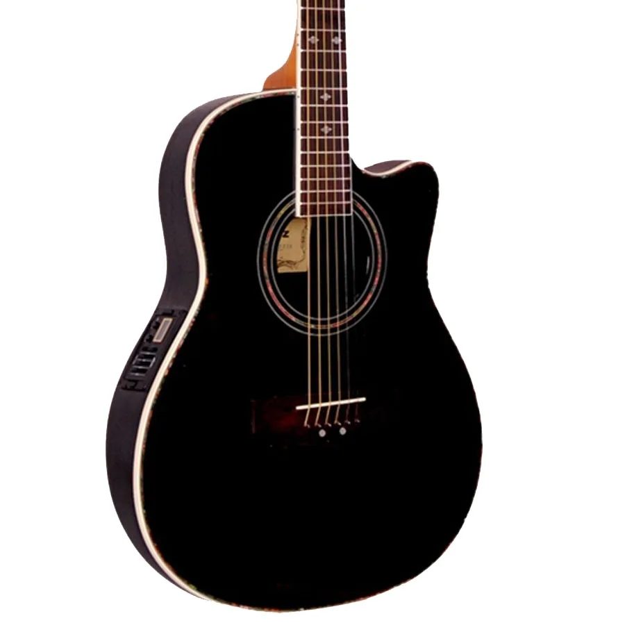 Hertz Semi Acoustic Guitar HZA 4002E - Black