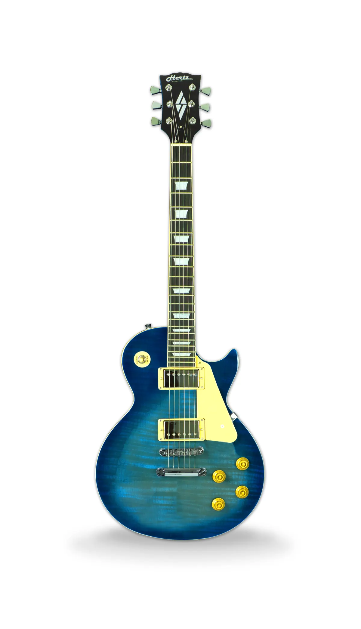 Hertz Electric Guitar LP CUSTOM – Blue Burst