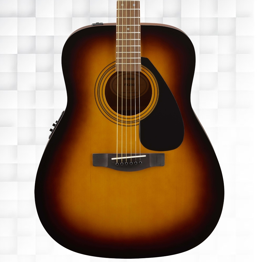 Yamaha Acoustic Electric Guitar, Dreadnought FX280 -Tobacco Brown Sunburst
