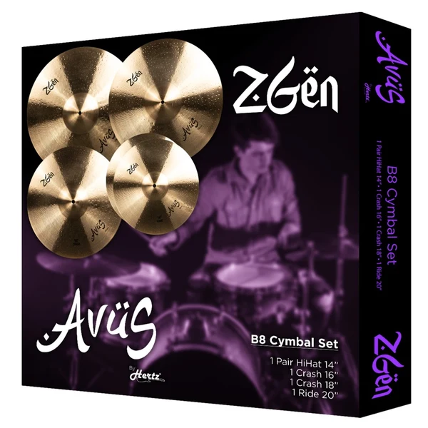 Avus 5 Piece B8 Cymbal Pack - ZGEN