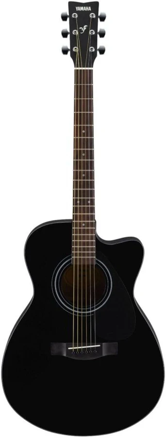 Yamaha Acoustic Folk Guitar, Cut-Away FS80C - Black