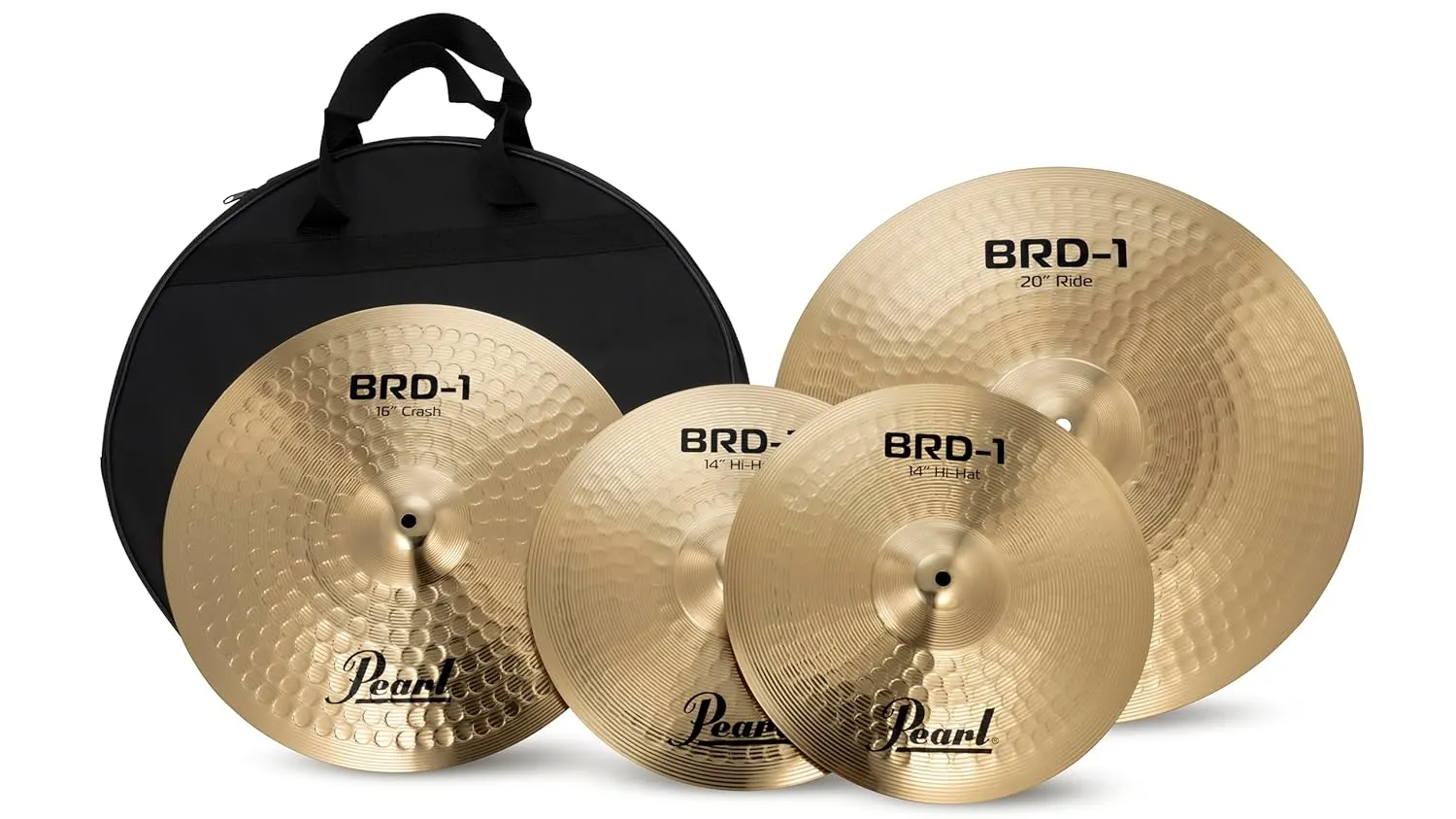 Pearl BRD-1 cymbal set