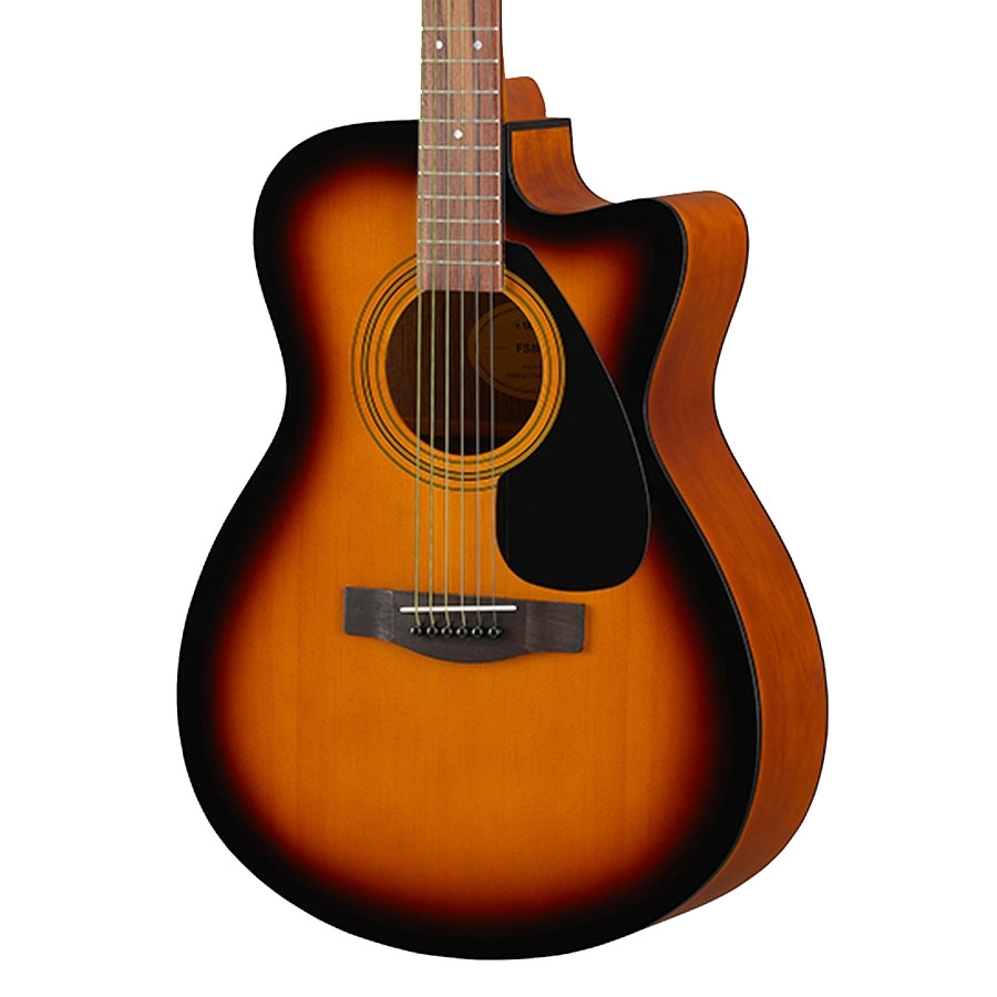 Yamaha Acoustic Folk Guitar, Cut-Away FS80C - Tobacco Brown Sunburst