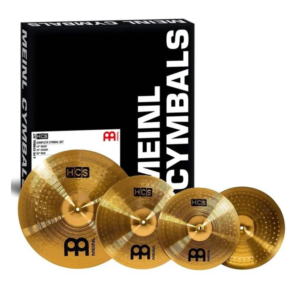 Meinl cymbals BCS Pack of  4 - 14" Hi-Hat , 16" Crash & 20" Ride - BCS141620