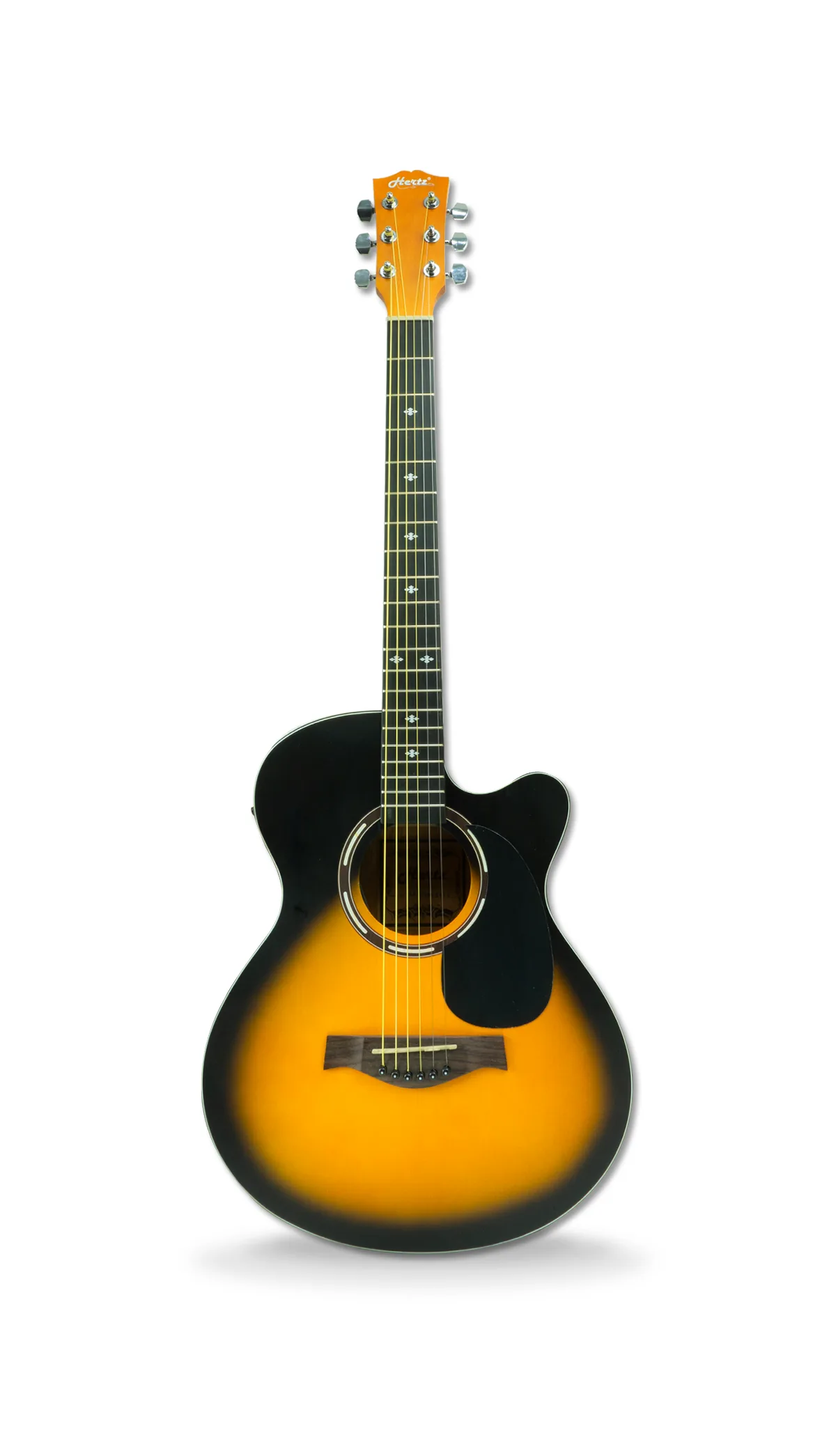 Hertz Semi Acoustic Guitar HZA 3900EQ - Vintage Sunburst